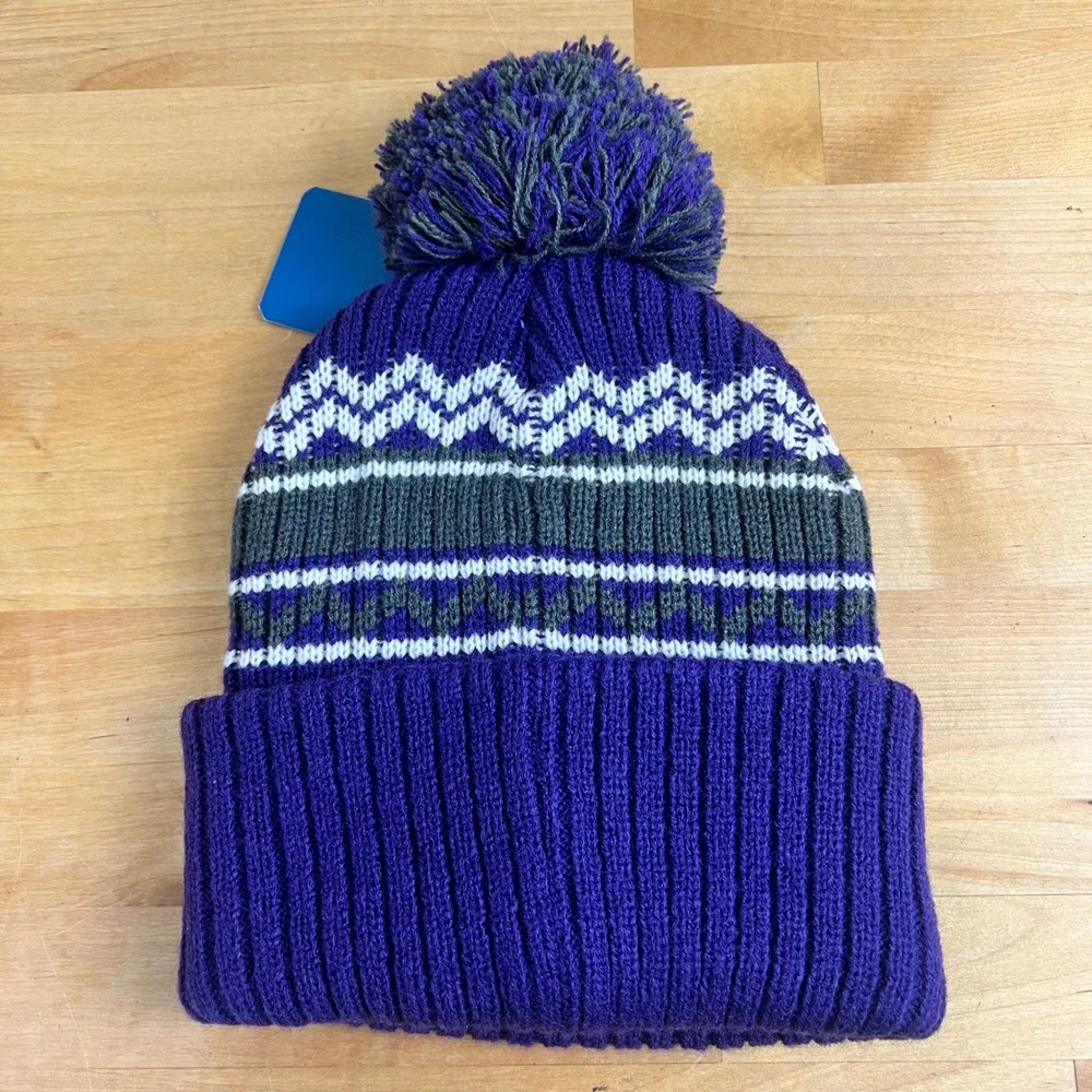 Sacramento Kings '47 Brand Beanie Polar Vortex Cuff Knit Kids Size Purple New
